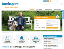 Tablet Screenshot of bankscore.de